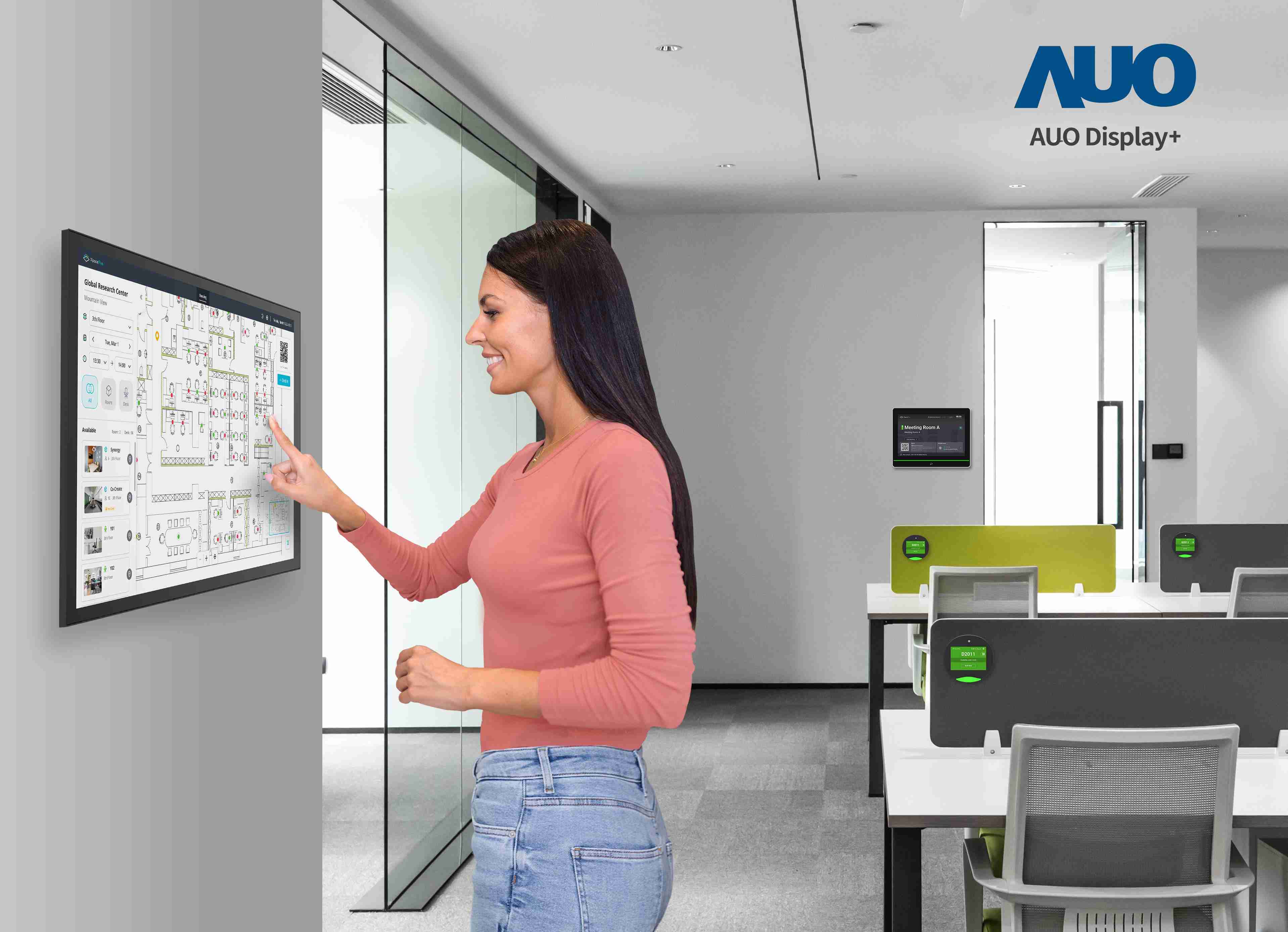 达擎会议空间管理解决方案可应用于空间预约和管理流程，，将办公空间的查询、、、预约和保留等流程自动化，，，，为用户提供更灵活、、弹性的工作模式